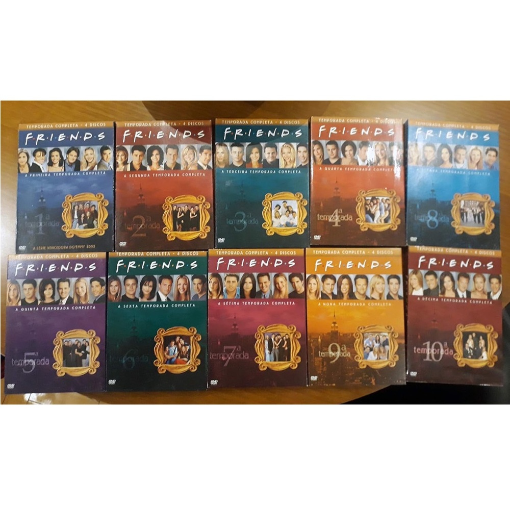 Friends complete series on DVD.